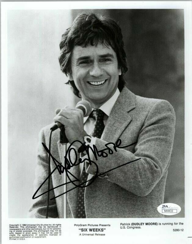 DUDLEY MOORE (DECEASED) AUTOGRAPHED SIGNED 8X10 JSA AUTHENTICATED COA #44433