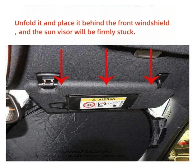 Car customized front windshield sun visor (with car LOGO)