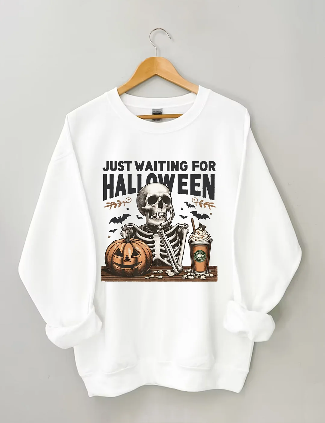 Just Waiting for Halloween Sweatshirt