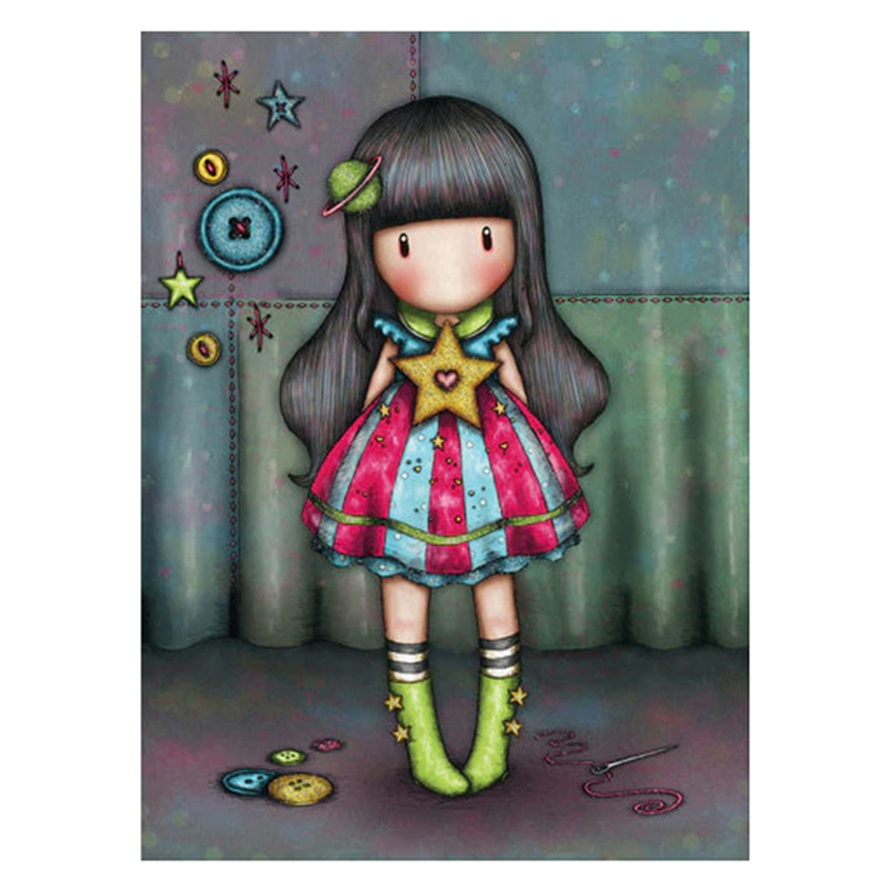 

Goliath Doll - 11CT Stamped Cross Stitch - 30*40CM, 501 Original