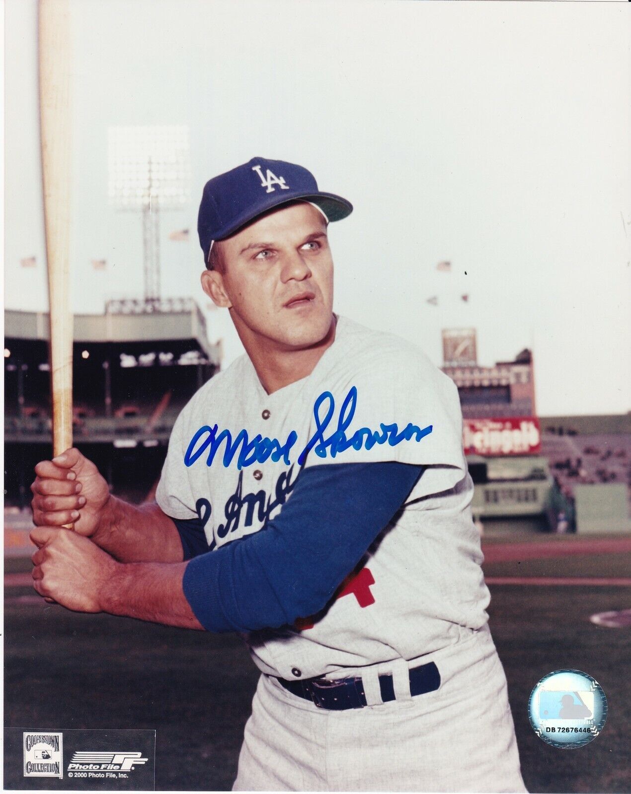 MOOSE SKOWRON LOS ANGELES DODGERS ACTION SIGNED 8x10