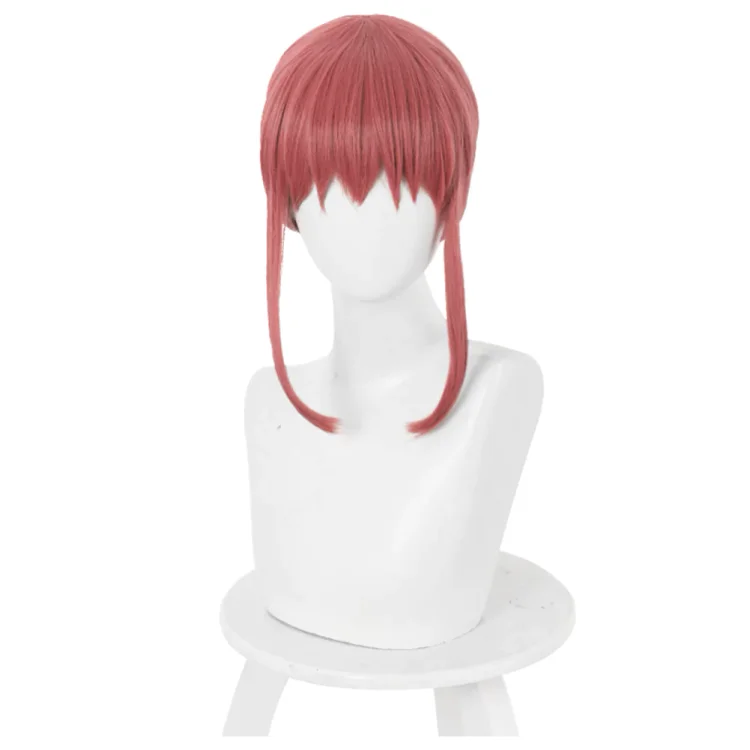 Chainsaw Man Makima Cosplay Wig Heat Resistant Synthetic Hair Carnival Halloween Party Props