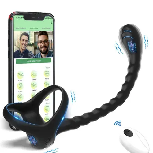 pornhint Pornhint Penis Vibrator Cock Ring Enhancer Erection Male Anal Butt Plug Prostate Massage