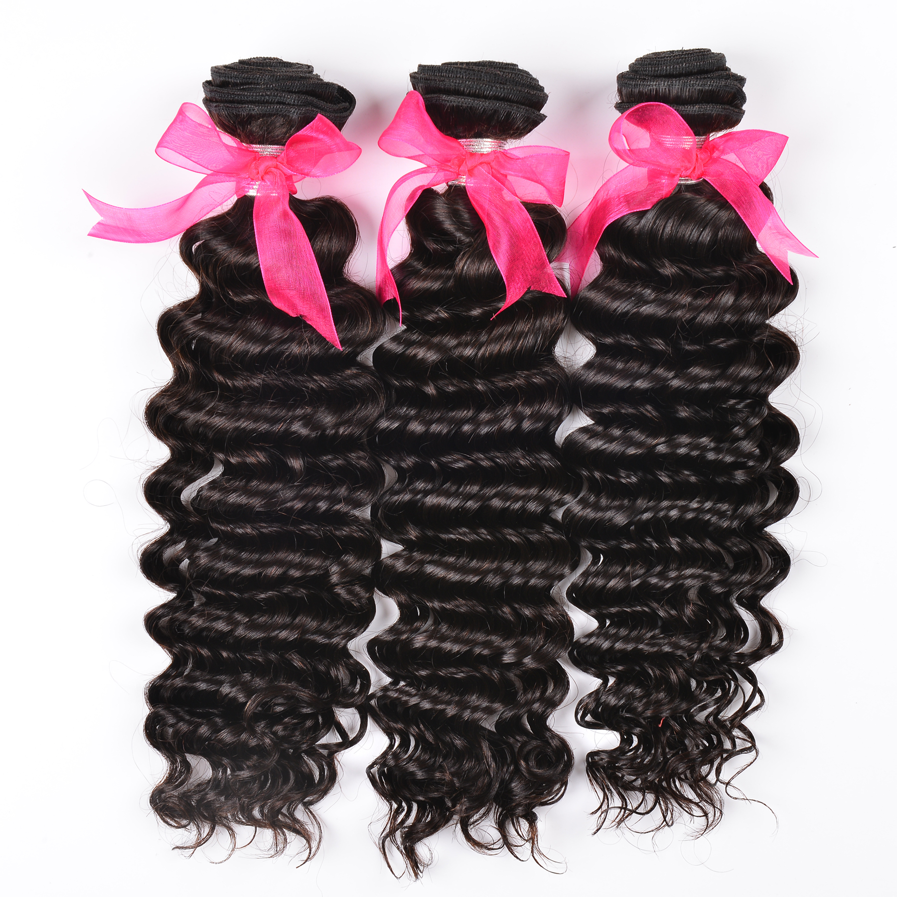 3PCS Deep Wave Top Virgin Hair Bundles | 12–30 Inch |  Boruihair |  100% Human Hair