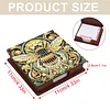 Wooden DIY Bee Diamond Painting Kit Note Box with 160 Papers for Office Desk