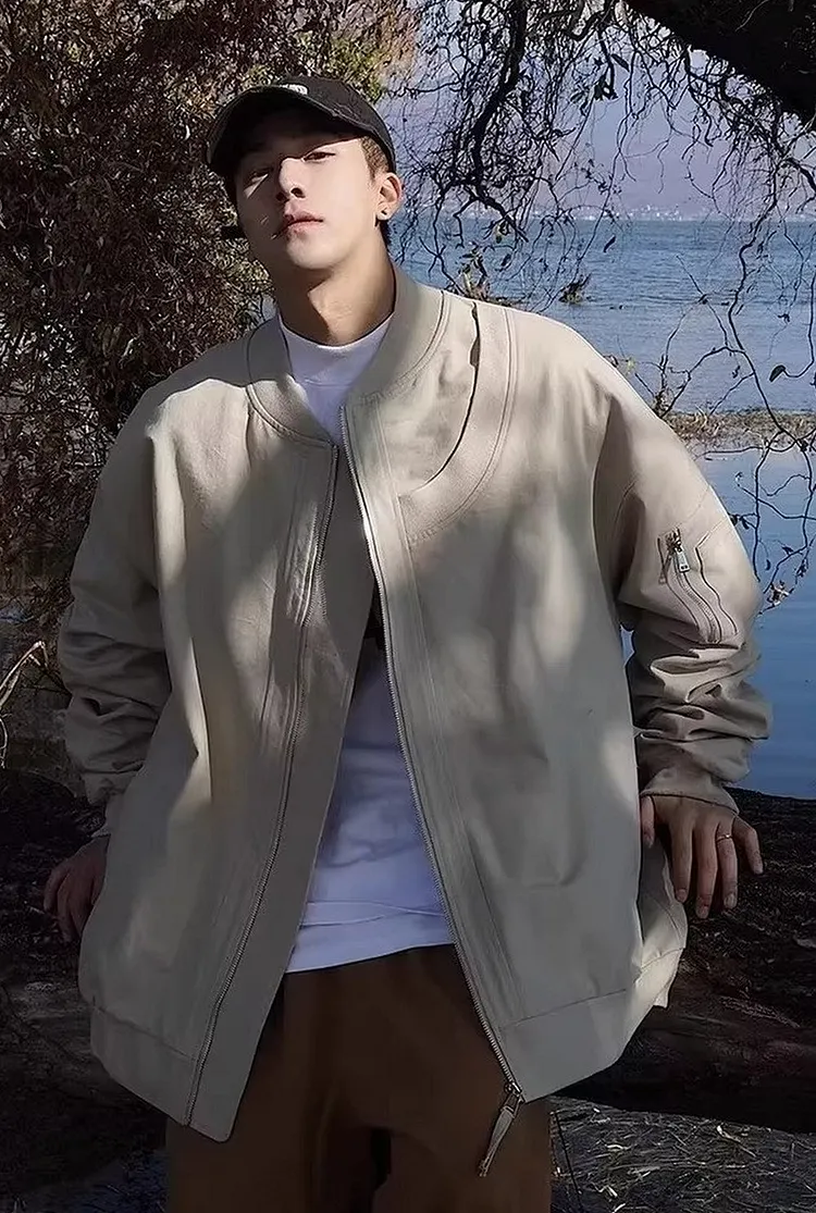 Lightweight Cotton Spring Summer Jacket for Men