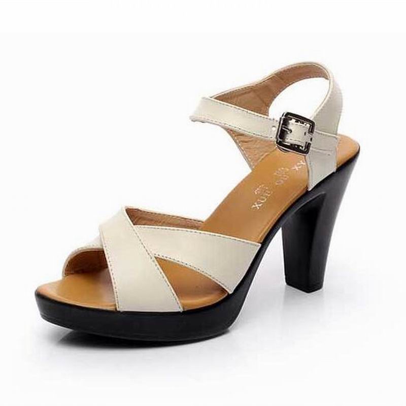GKTINOO Fashion Genuine Leather Sandals 2021 New High Heel Summer Shoes ...