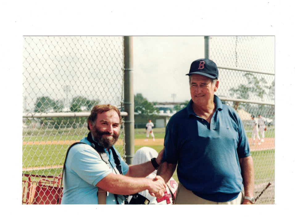 Ted Williams Boston Red Sox Original 1980's Fantasy Camp 4x6 Photo Poster painting