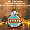DIY Christmas 25 Days Countdown Diamond Painting Tabletop Ornaments Kit  Crystal Art Craft Decoration Wooden for Living Room Home Office Decoration