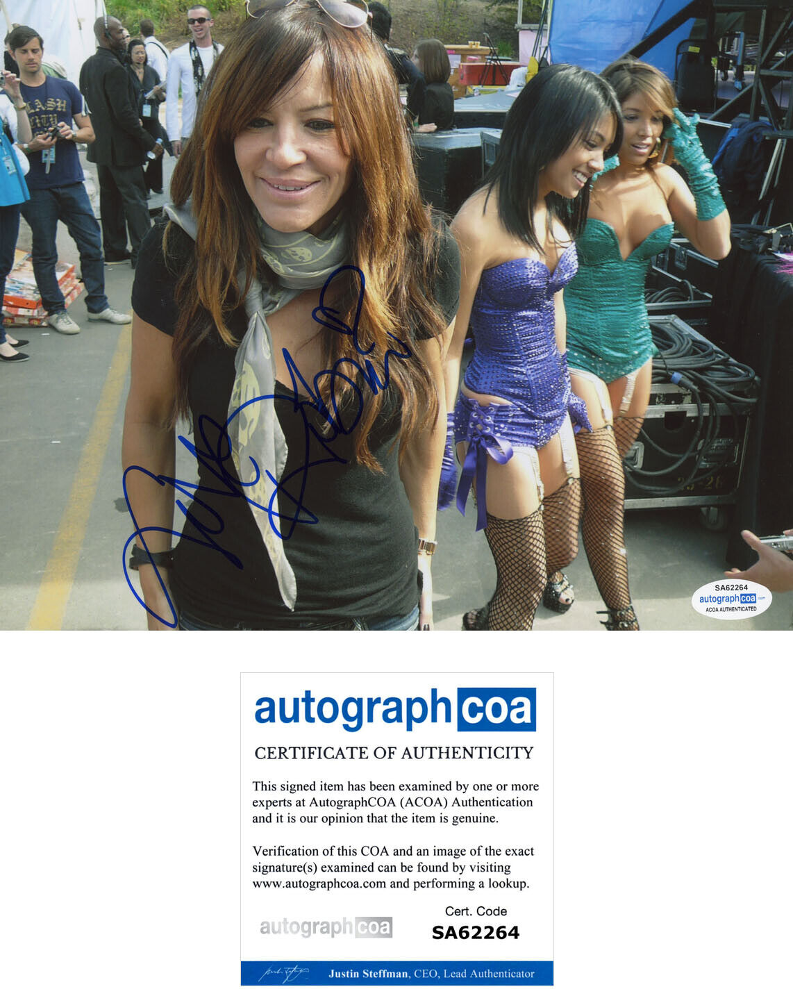 ROBIN ANTIN signed Autographed 8X10 Photo Poster painting - Sexy PUSSYCAT DOLLS Founder ACOA COA