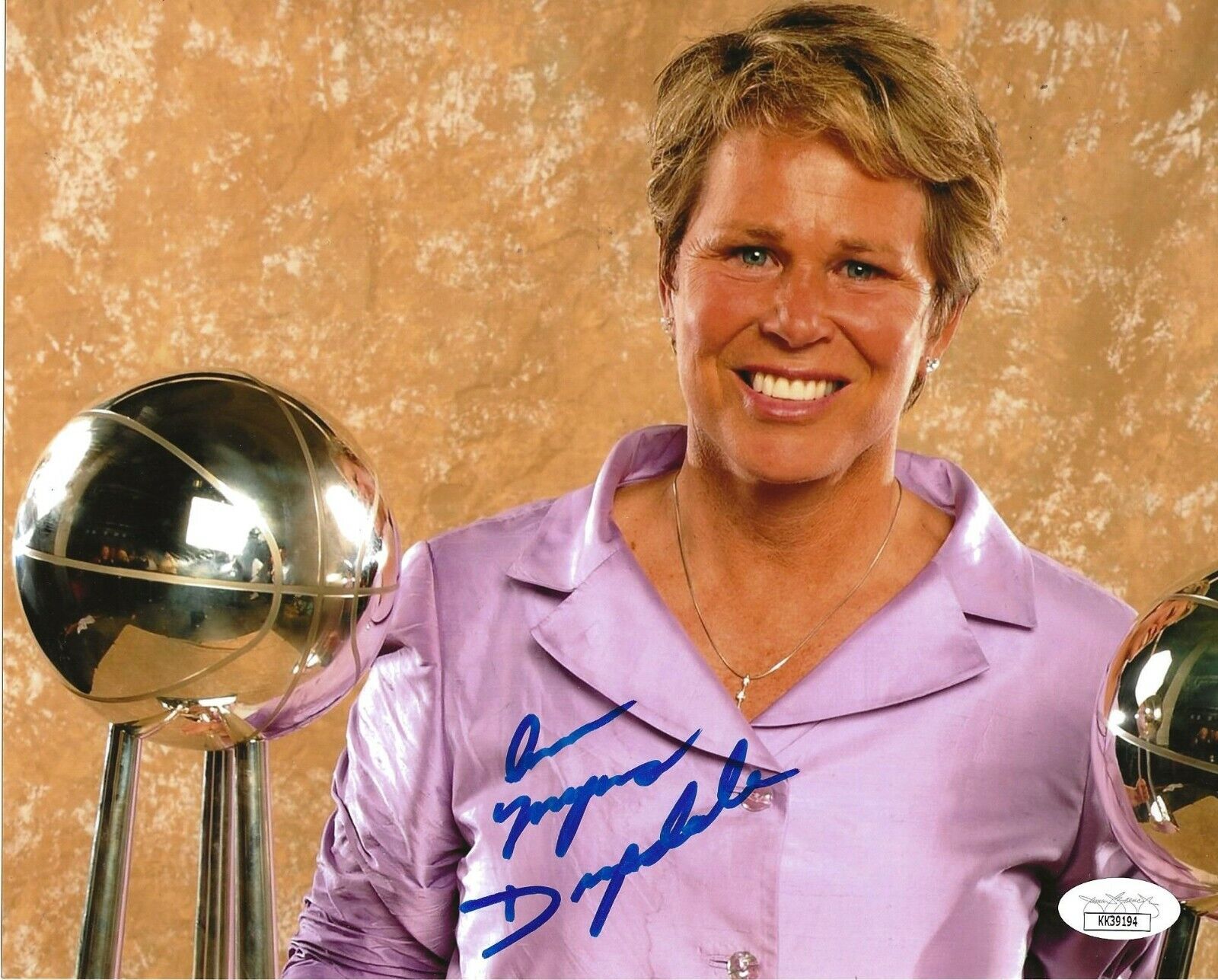 Ann Meyers UCLA Bruins signed 8x10 Photo Poster painting autographed HOF USA Basketball 8 JSA