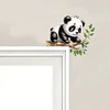 (US Local)Panda Diamond Painting Art Door Right Angle Sign for Indoor Outdoor Wall