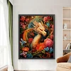 >SALE<Full Embroidery Eco-cotton Thread 11CT Print Flower Dragon Cross Stitch 50x60cm