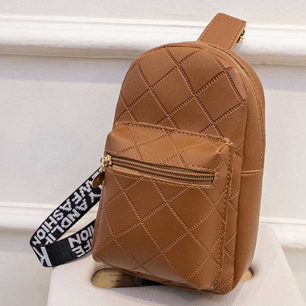 Stavoso first day of school Women Casual Shoulder Bag Zipper Closure Female Crossbody Purse Large Capacity PU Leather Wide Shoulder Strap Female Daily Use