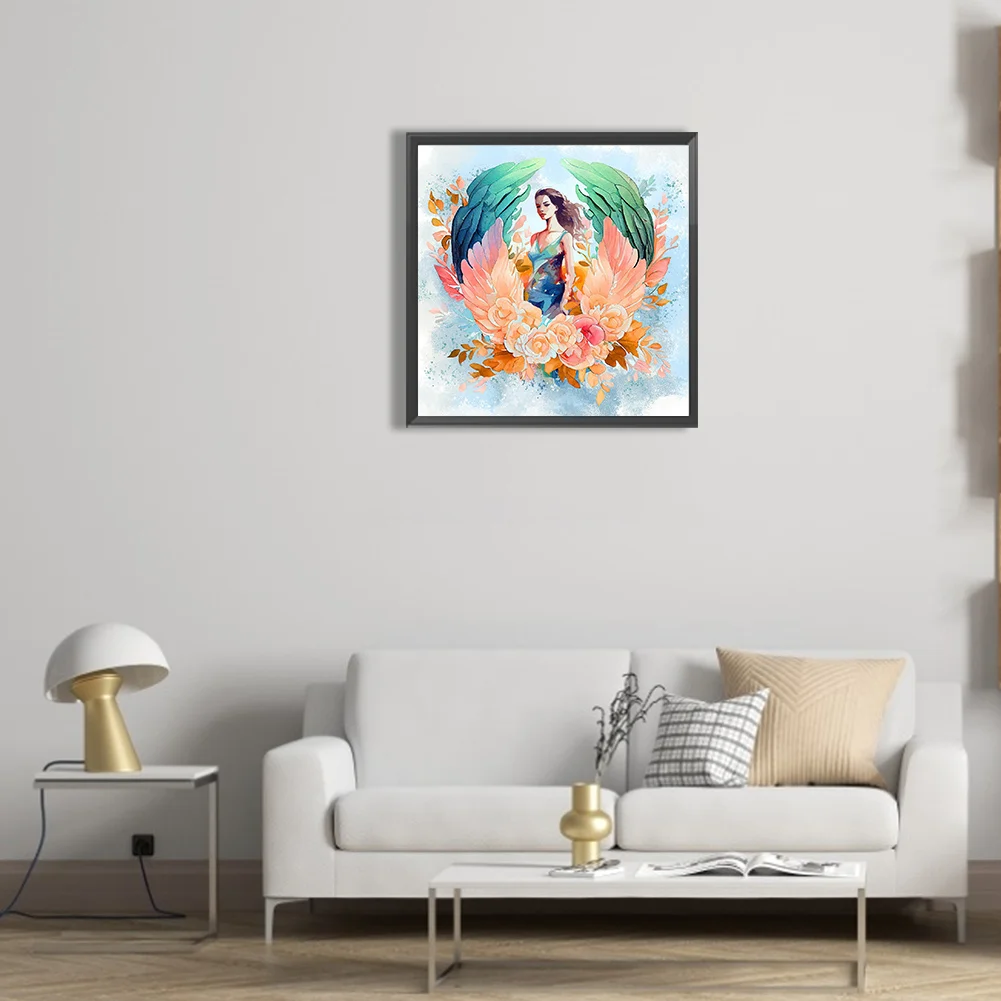 Full Round Diamond Painting 30*30cm - Wing