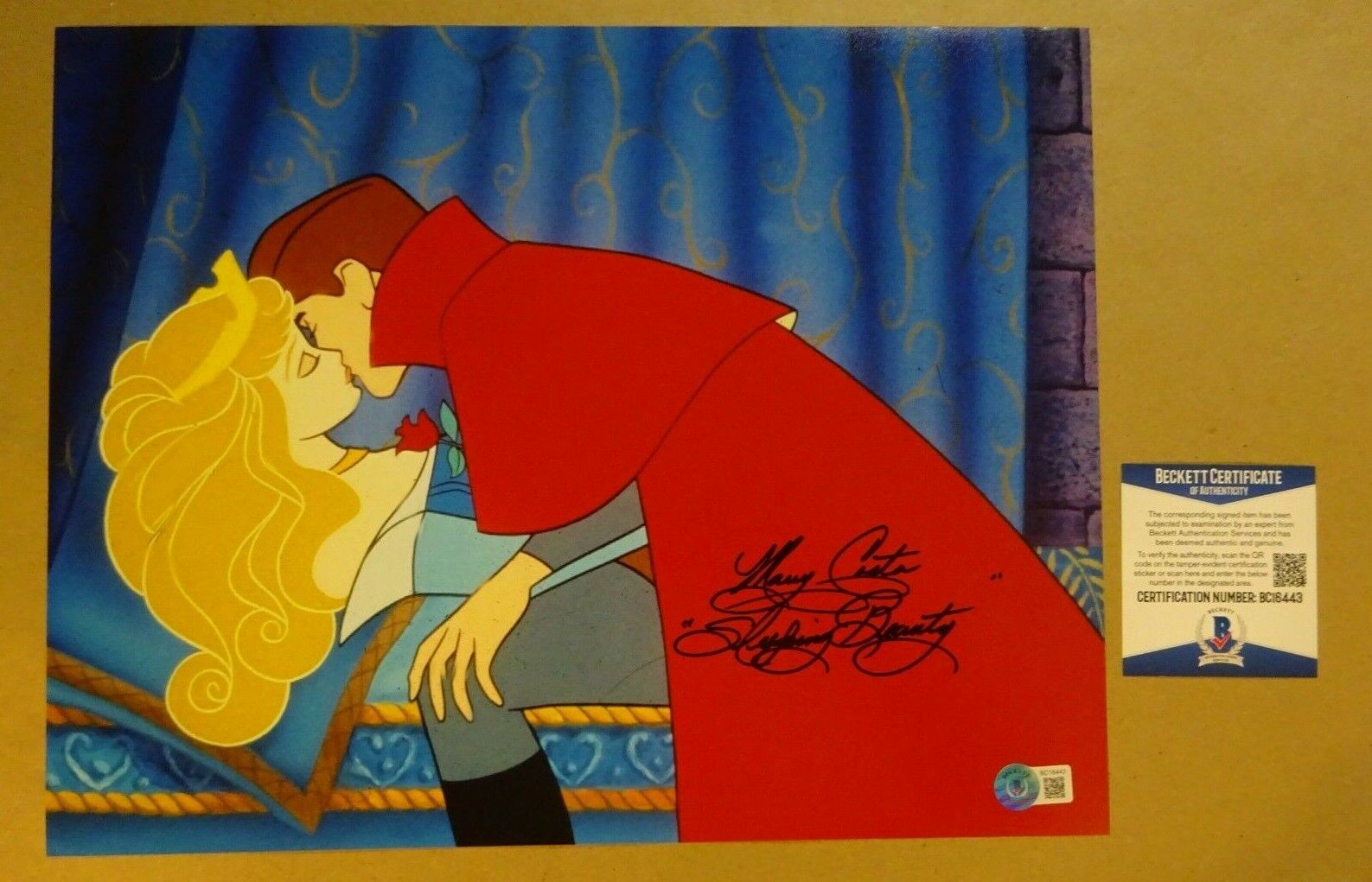 Signed MARY COSTA Autographed Sleeping Beauty Photo Poster painting 11X14 BECKETT COA