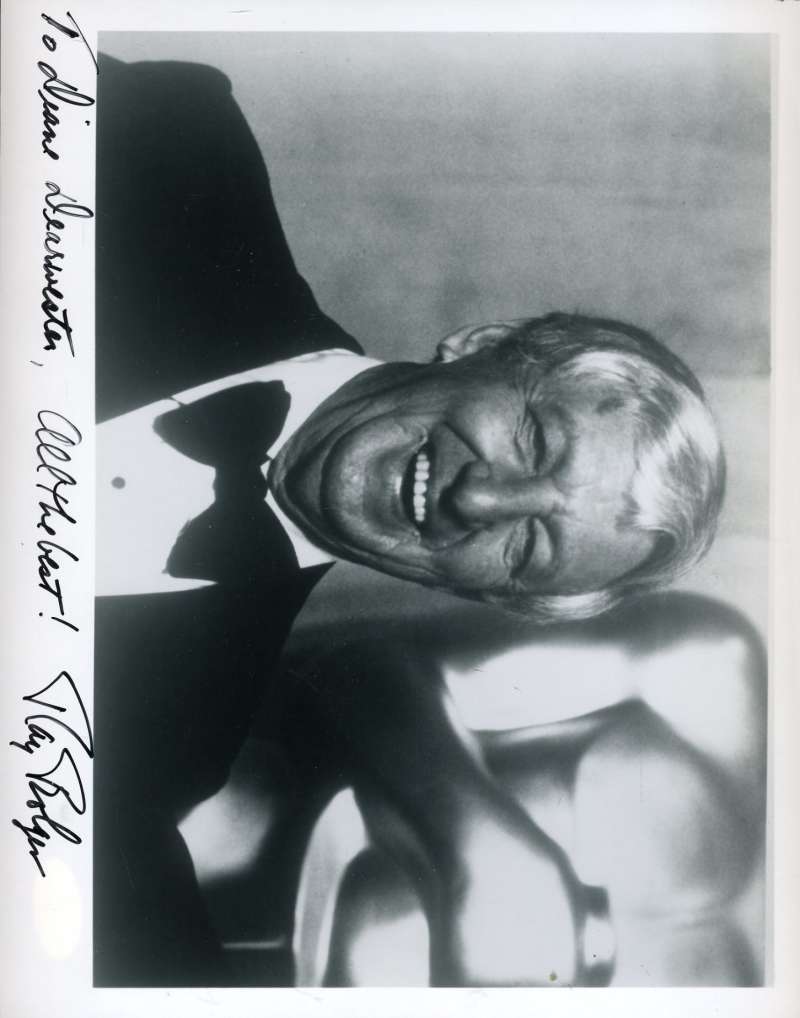 Ray Bolger Jsa Coa Hand Signed 8x10 Photo Poster painting Authenticated Autograph