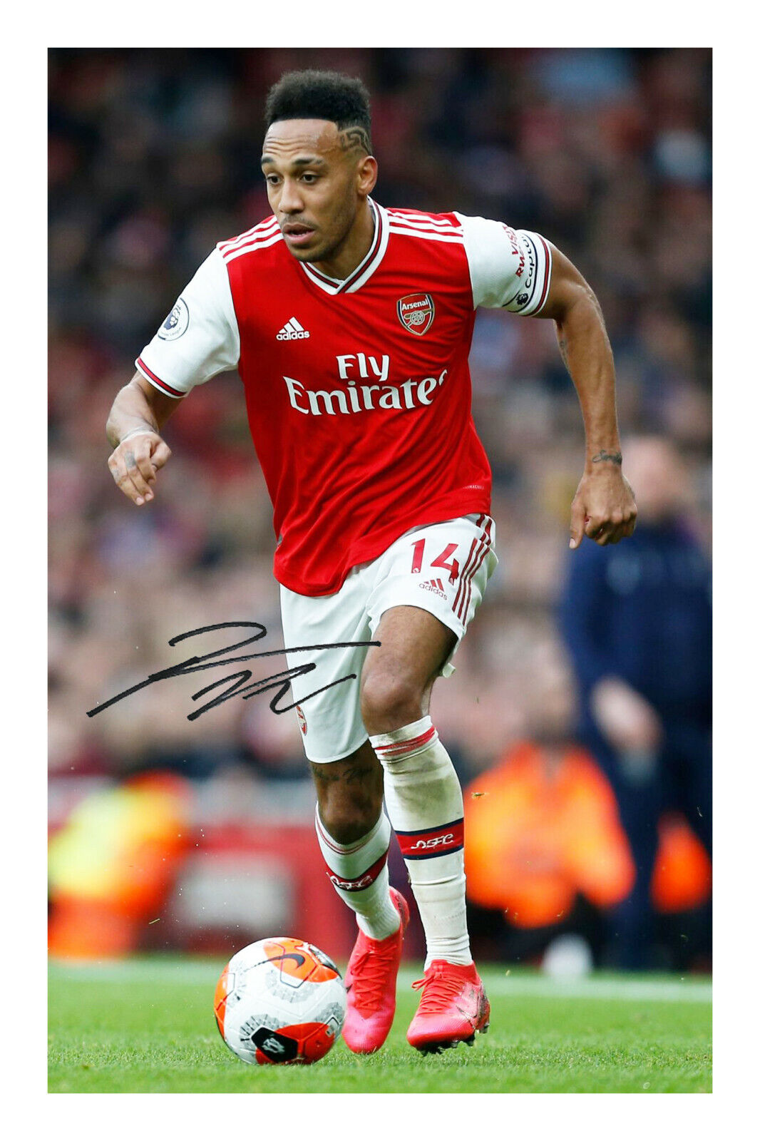 Pierre-Emerick Aubameyang Signed Photo Poster painting Print A4 Arsenal FC Football