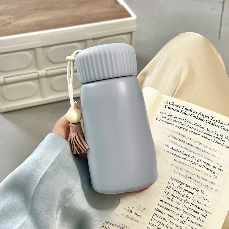 Korean-style Thermos Cup Girl’s High-value Mini Cute Water Cup Student Portable Small Simple Cup