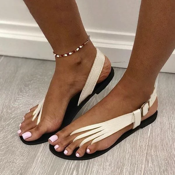 HUXM Women's Summer Unique Design Flat Sandals