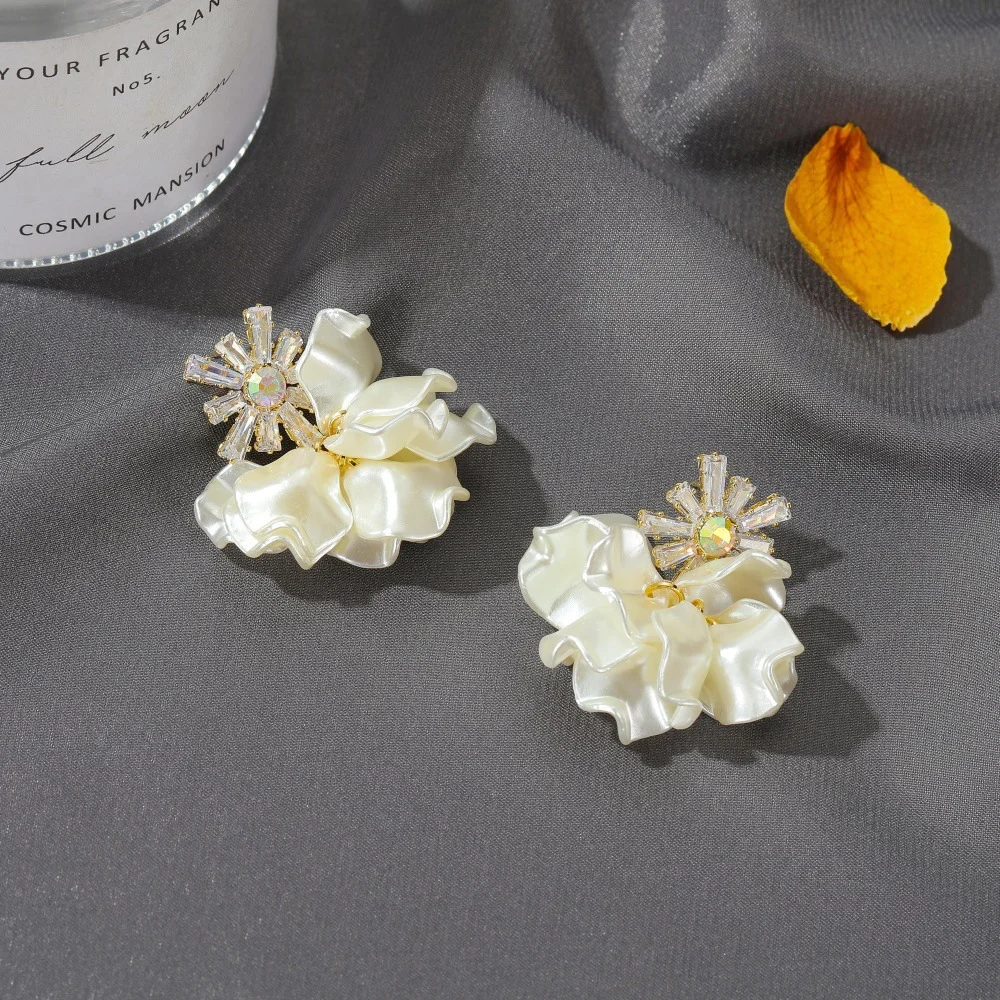 Sunflower Zirconia Earrings