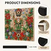 Christmas DIY Special Shape Diamond Painting Pearl Art With Inner Frame Kit 25x25cm(Nutcracker)