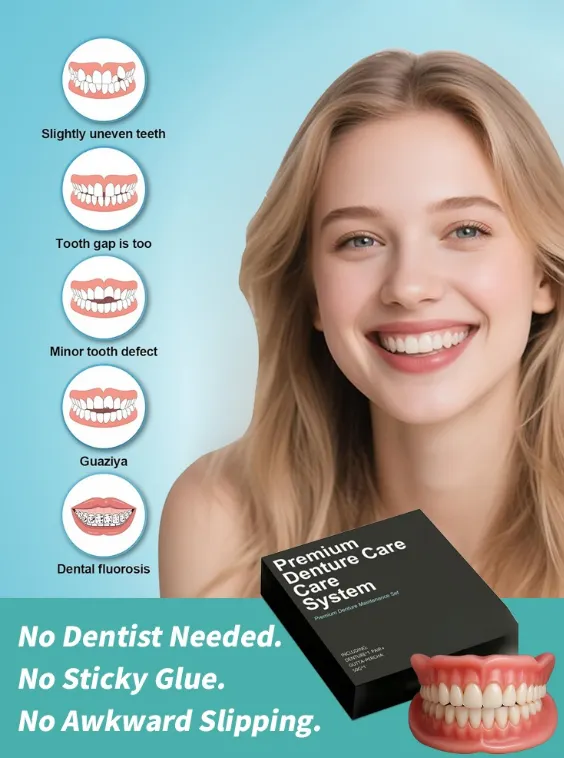 🔥High-quality denture set🔥👍Buy one get one free. 98.9% positive reviews. 99% repurchase rate!👍