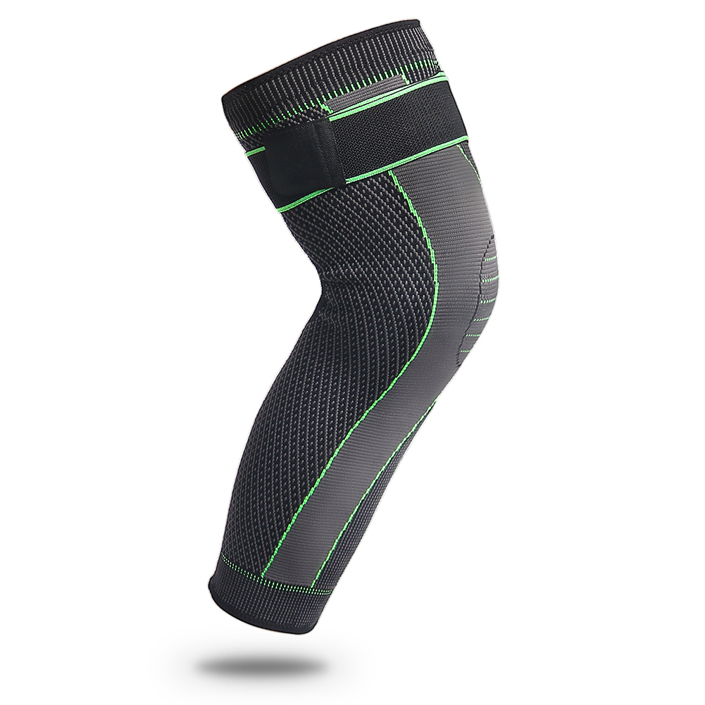 

Lengthened Knitted Sports Compression Knee Warm Protective Pad with Strap, Xl, 501 Original