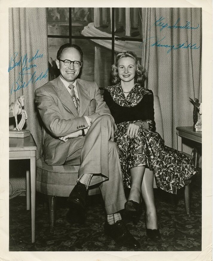 BILL WELSH & NANCY WIBLE Vintage Signed Photo Poster painting