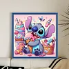 Stitch Eating Ice Cream-11CT Stamped Cross Stitch 40*40cm/15.75*15.75in