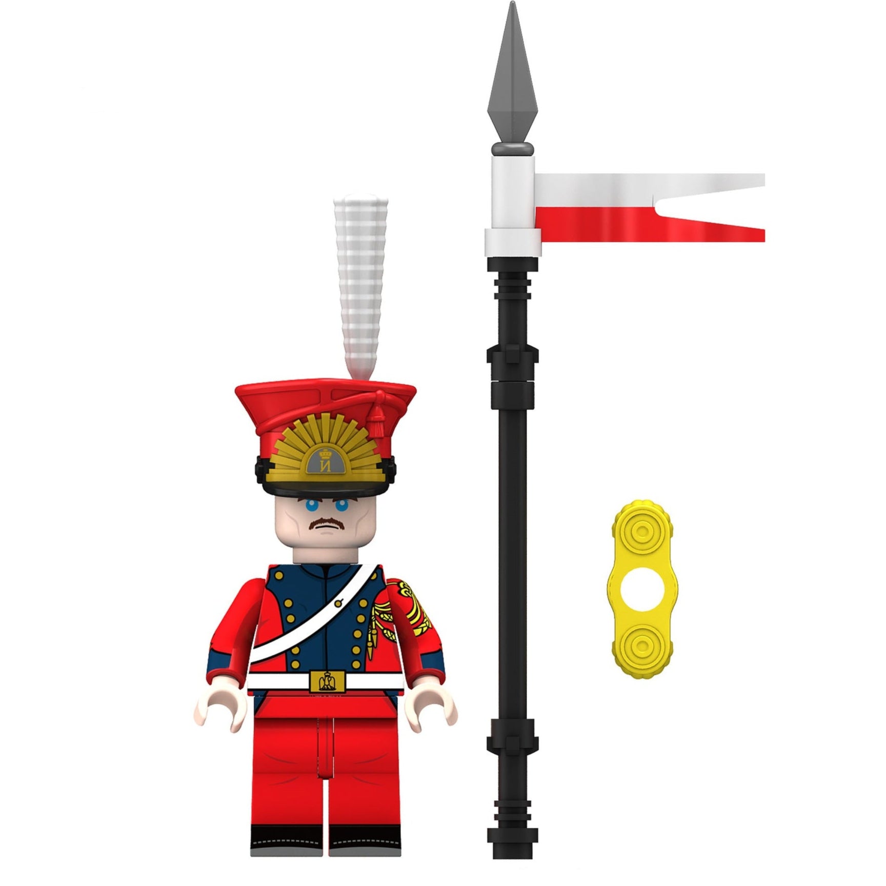 Army Military Lancers of the Guard Dutch Regiment Lancer Soldier Minifigure Minifigure Bricks monstertoys