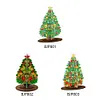 3D Double Sided Drills Diamond Painting Xmas Tree DIY Special Shaped Desk Ornament Kits