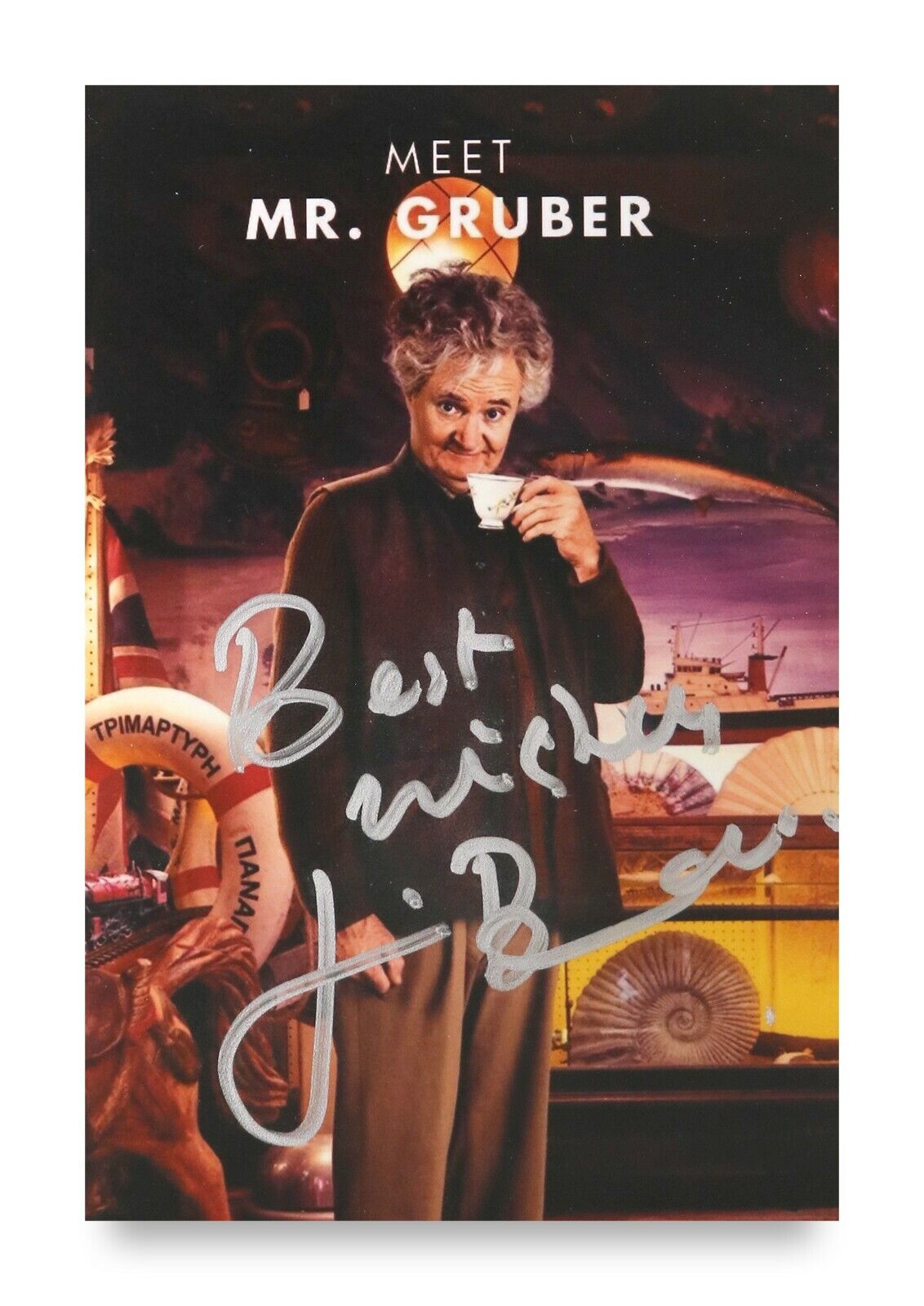 Jim Broadbent Hand Signed 6x4 Photo Poster painting Harry Potter Meet Mr. Gruber Autograph + COA