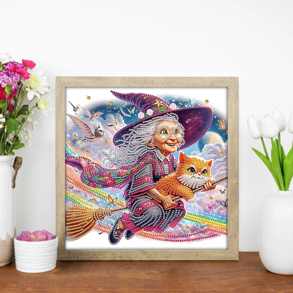 Diamond Painting - Partial Special Shaped Drill - Grandma(Canvas|30*30cm)