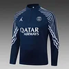 2025/2026 Psg Paris Saint-Germain Half-Pull Training Suit Royal Blue Football Shirt 1:1 Thai Quality Set