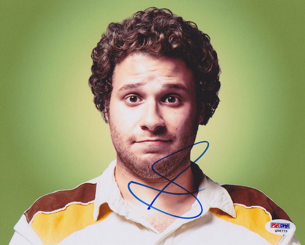 Seth Rogen SIGNED 8x10 Photo Poster painting Sausage Party Neighbors PSA/DNA AUTOGRAPHED