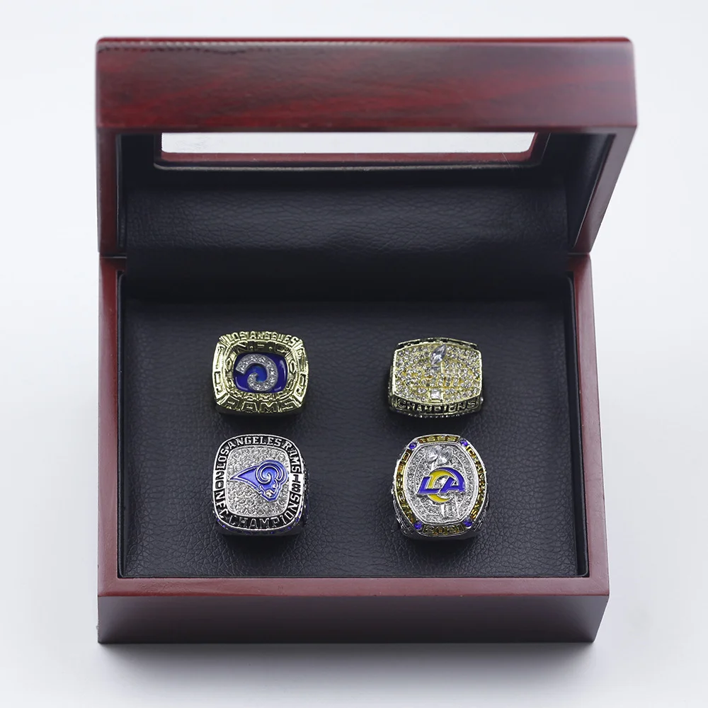 Los Angeles Rams Championship Ring Set of 4