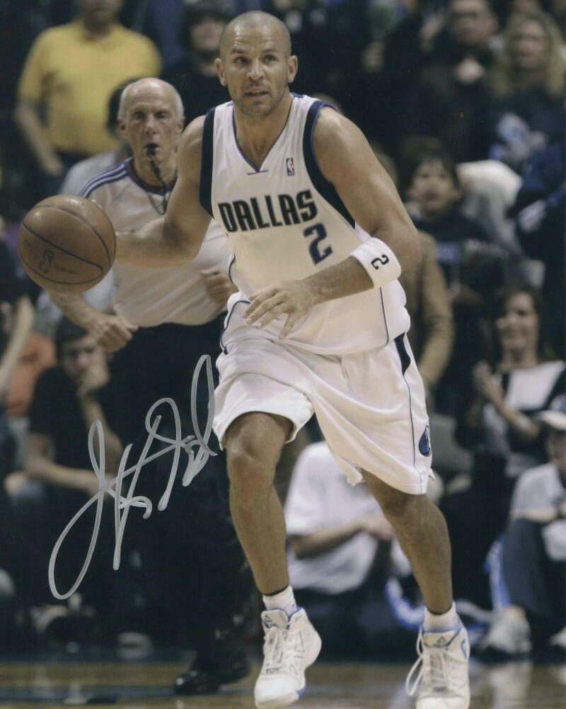 JASON KIDD SIGNED AUTOGRAPH 8x10 Photo Poster painting - DALLAS MAVERICKS STAR, 10X NBA ALL STAR