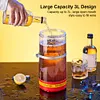 3L Fire Extinguisher Shape Creative Beer Machine for Beer Wine Cocktail Beverage