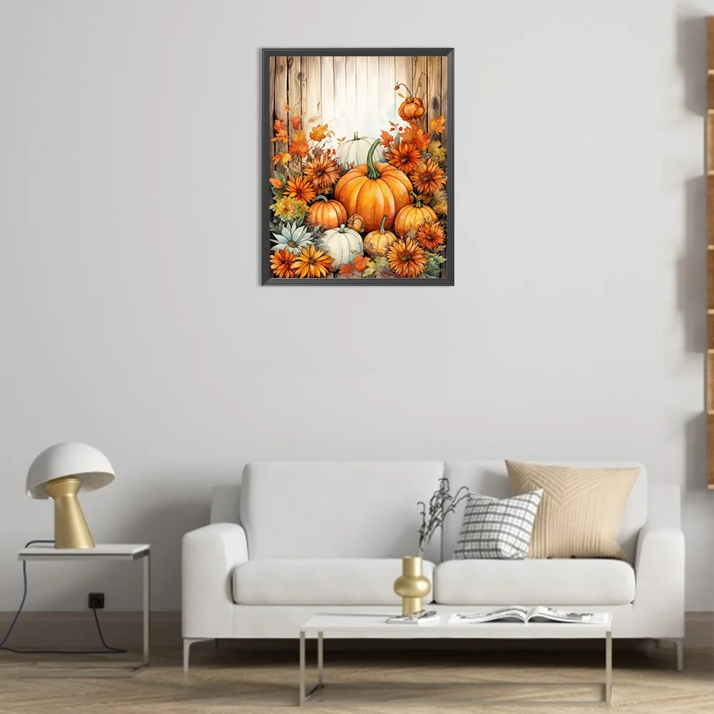 Full Round Diamond Painting 40*50cm - Pumpkin