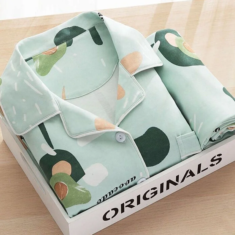 Women Pajamas Set Homewear Viscose Pijama Lingerie for Female V-Neck Long Pyjamas Sleeves Trousers Suit Sleepwear Sets Fashion