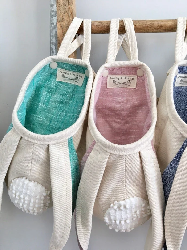 Easter 49% OFF🔥Fabric Hanging Easter Bunny Ears Baske