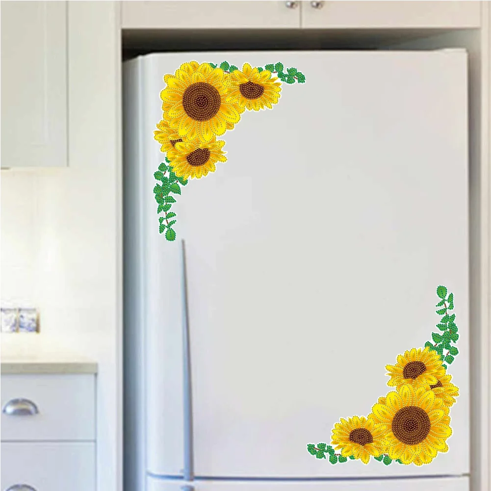 Sunflower DIY Diamonds Painting Sticker Art Crafts Mosaic Paster for Child Gift