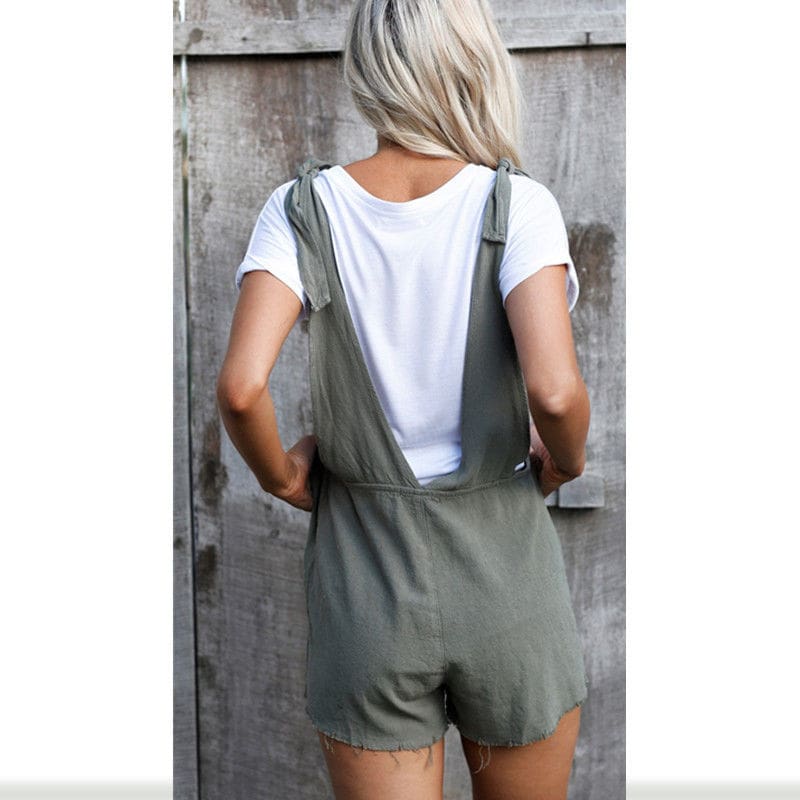 New Fashion Women Ladies Loose Overalls Pockets Jumpsuit Sleeveless Strap Rompers Playsuit Causal Trousers Rompers
