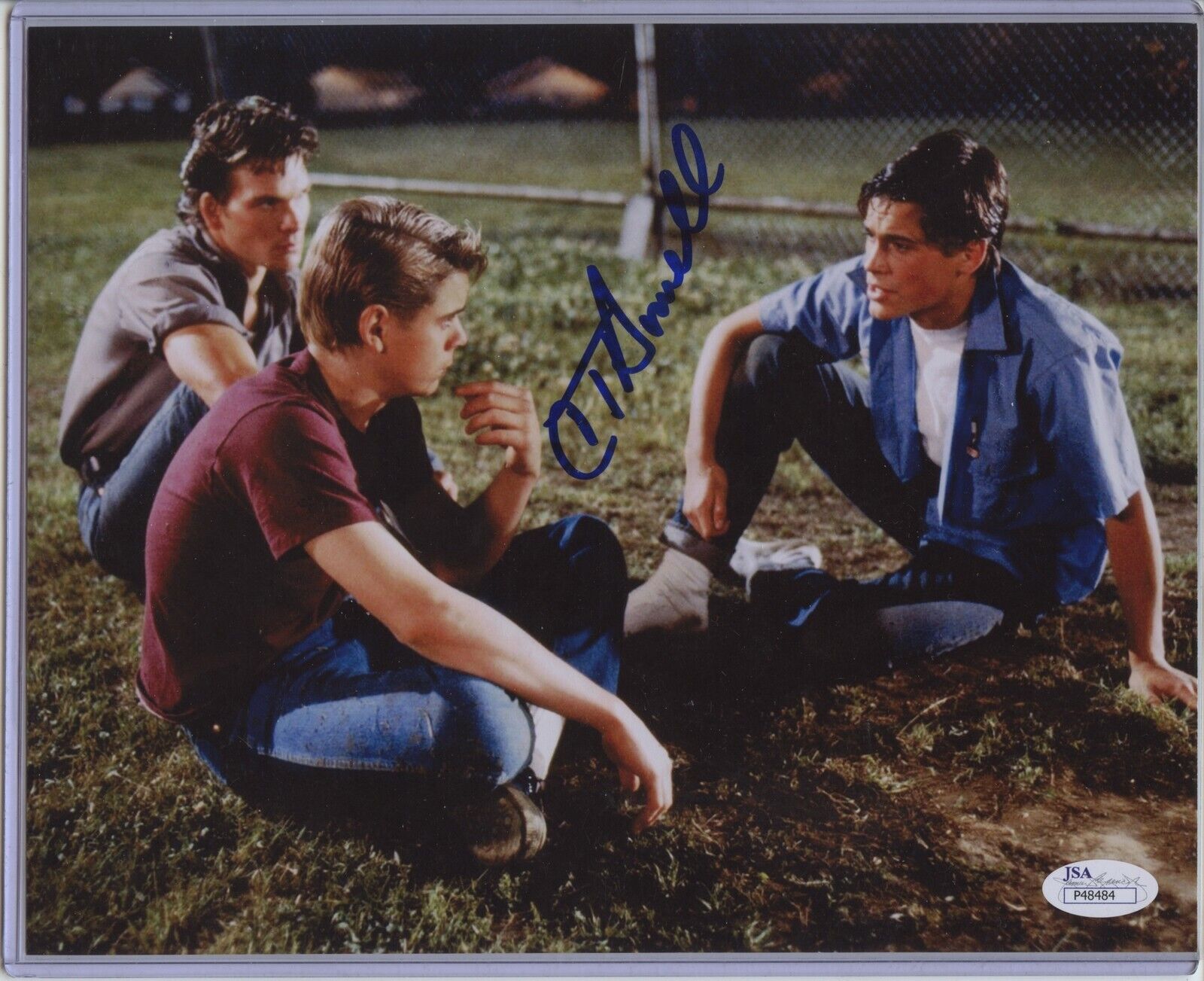 C THOMAS HOWELL 8x10 Photo Poster painting Signed Autographed Auto JSA The Outsiders