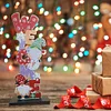 (US Only)2D Flat Christmas DIY Diamond Painting Tabletop Ornaments Kit for Home Office