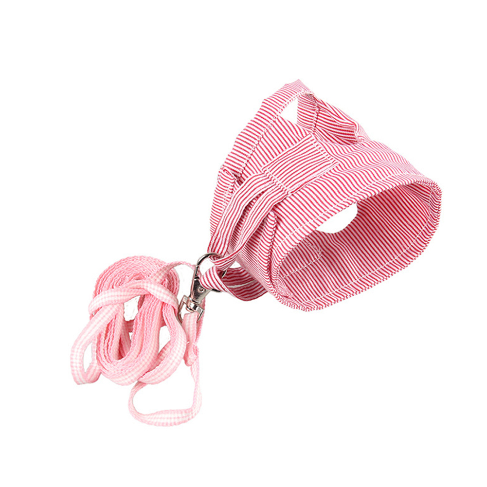 

Small Pet Chest Strap Hamster Harness Leash Vest Traction Rope (Red S), 501 Original