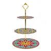 DIY Diamond Painting 3-Tier Mandala Cupcake Dessert Stand Serving Tray Decor Kit