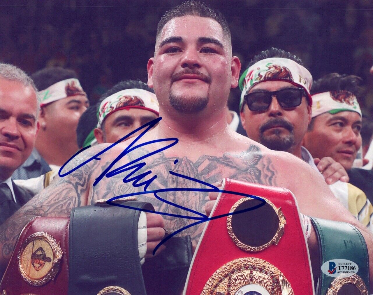 Andy Ruiz Signed Autographed 8x10 Photo Poster painting Mexico Boxing Champion Beckett BAS COA
