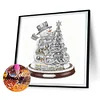 Mid-year Promotion 4Pcs/set Diamond Painting-DIY Full Round Drill Christmas Snowman(30*30cm)